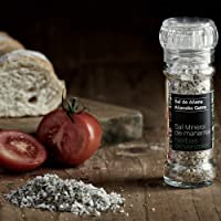 Los mejores  - Molinillo de Sal Mineral de Manantial con Hierbas Provenzales 75 gr Sal de Añana